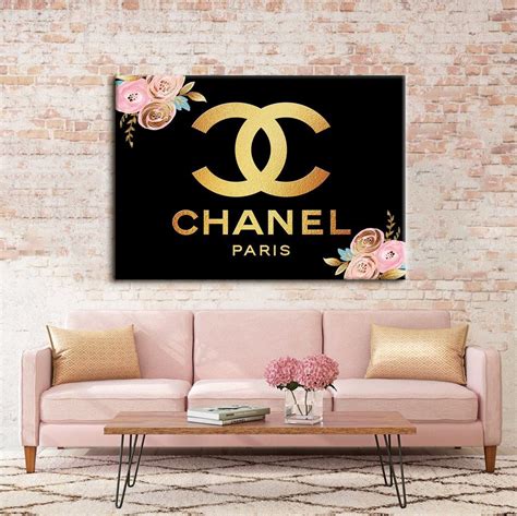 wall art chanel print|chanel decorative art.